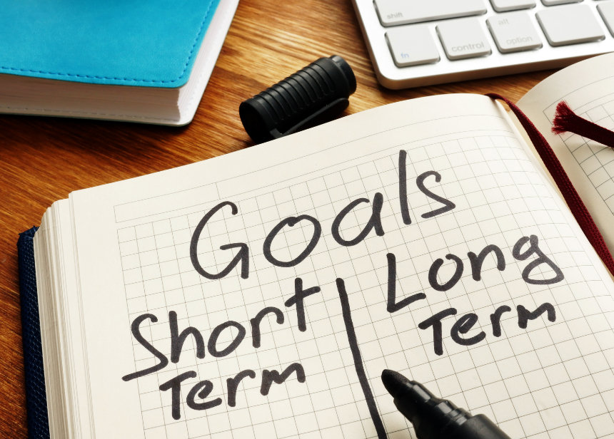 Set short- and long-term goals