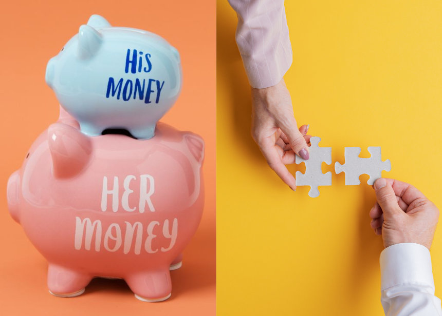 Having both separate and joint accounts