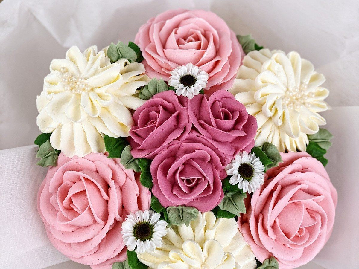 Flower Cupcake Bouquet