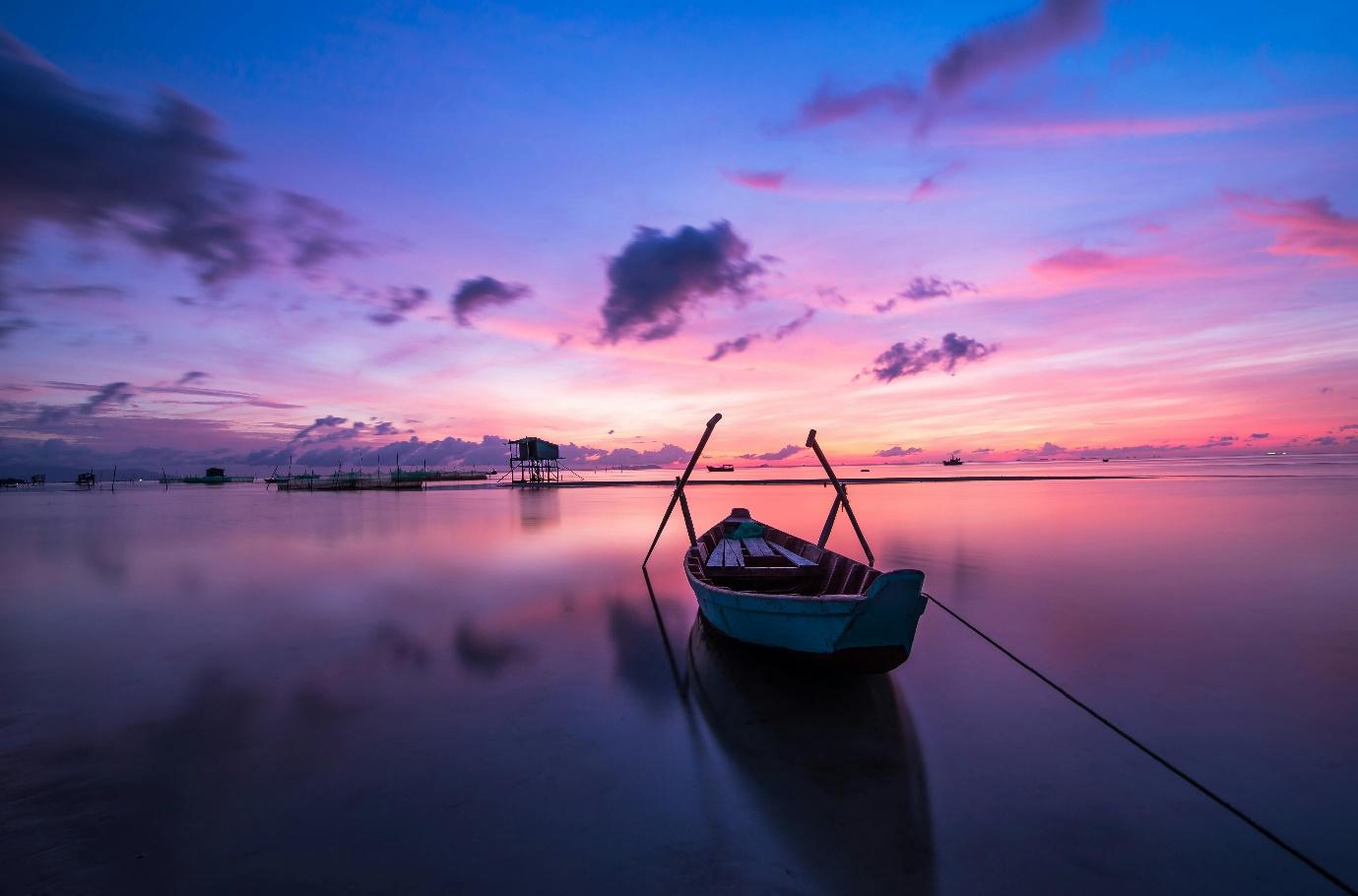 A boat on the water AI-generated content may be incorrect.