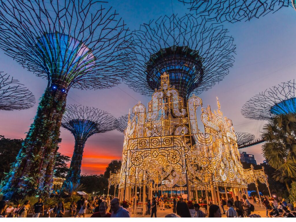 Christmas Wonderland at Gardens by the Bay is one of the best christmas markets in singapore