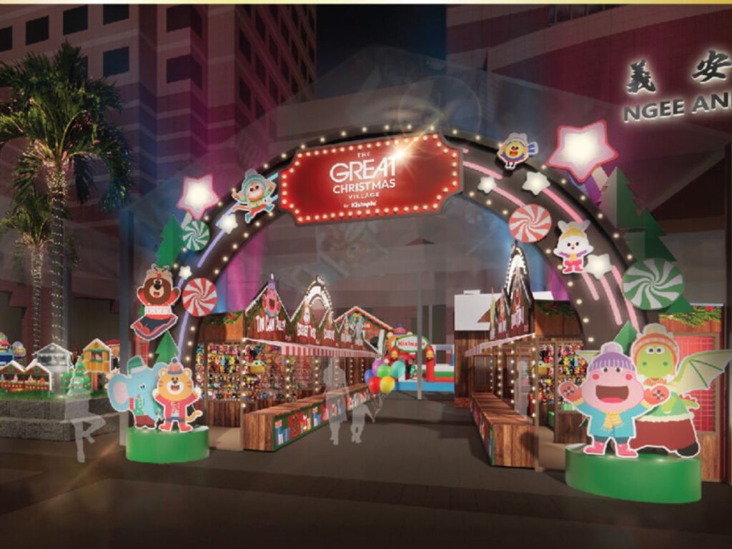 Orchard Road hosts christmas markets for shopping singapore at the Great Christmas Village