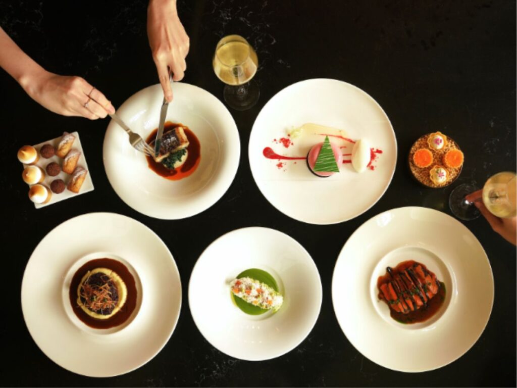 SKIRT is known for the best Christmas date dinner offers in Singapore.