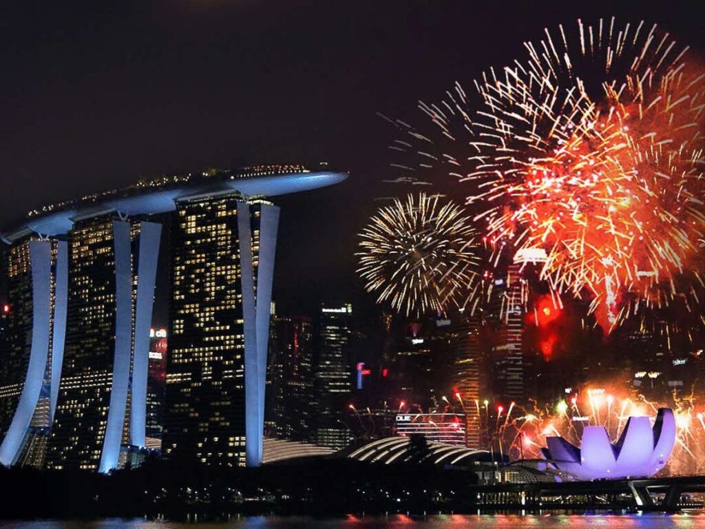 Marina Barrage is among the best places to watch fireworks Singapore.
