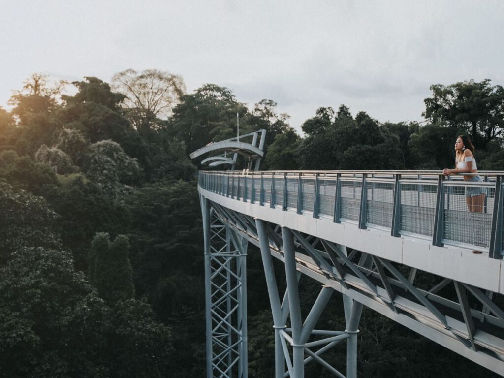 Fort Siloso Skywalk is among the best places to watch fireworks Singapore.