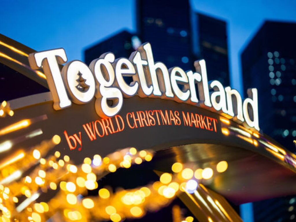 Togetherland creates a fun xmas night market atmosphere in Singapore
