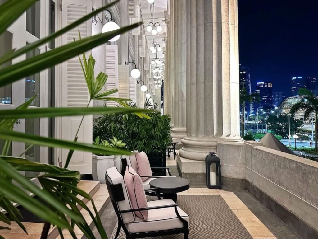 The Fullerton Hotel Singapore offers seasonal perks featured in december hotel deals Singapore