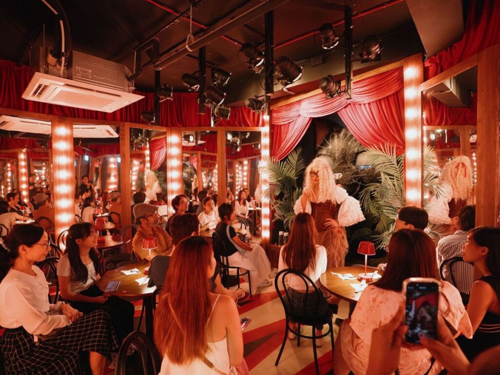 Wonderland Upside Down immersive dining experience for couple activities on Valentine’s Day