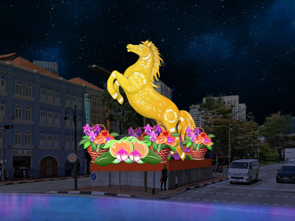 Chinatown Chinese New Year events Singapore featuring festive street light-ups and fairs