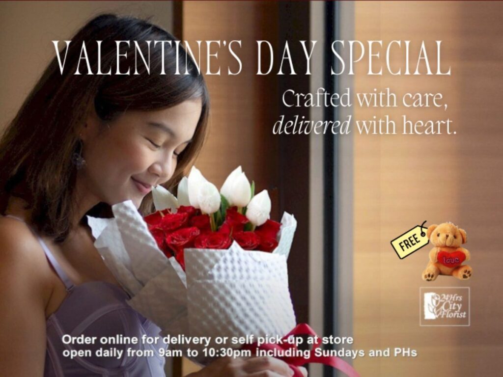 24Hrs City Florist valentine’s day flower deals