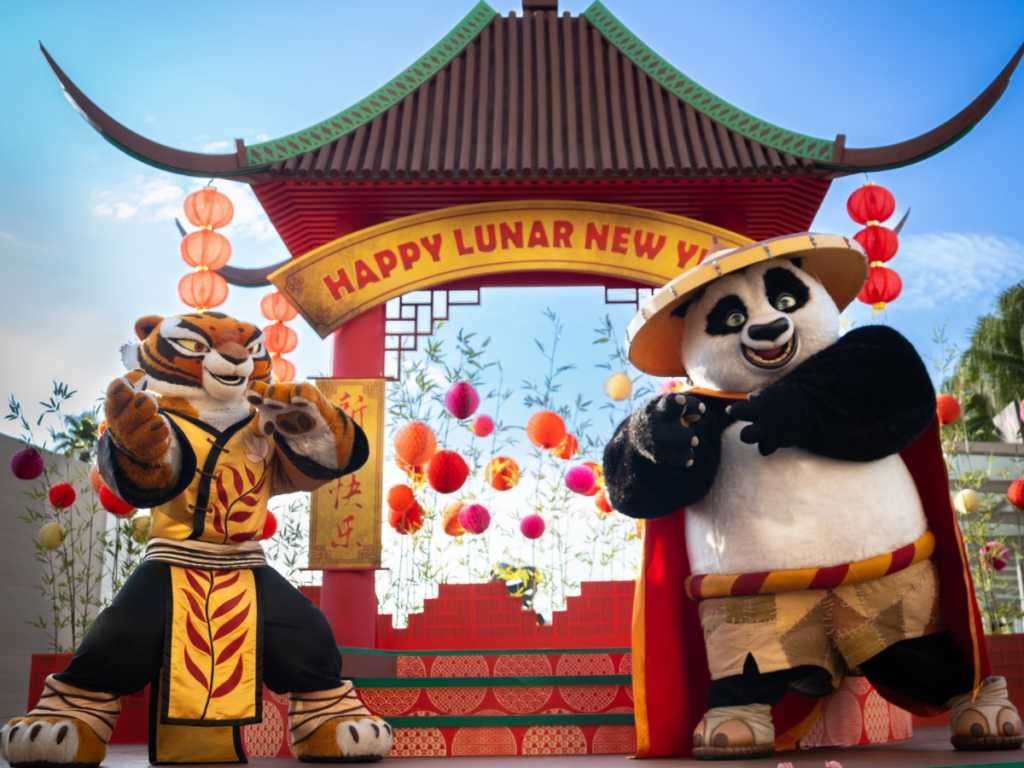 Best place for CNY event at Universal Studios Singapore with festive parades