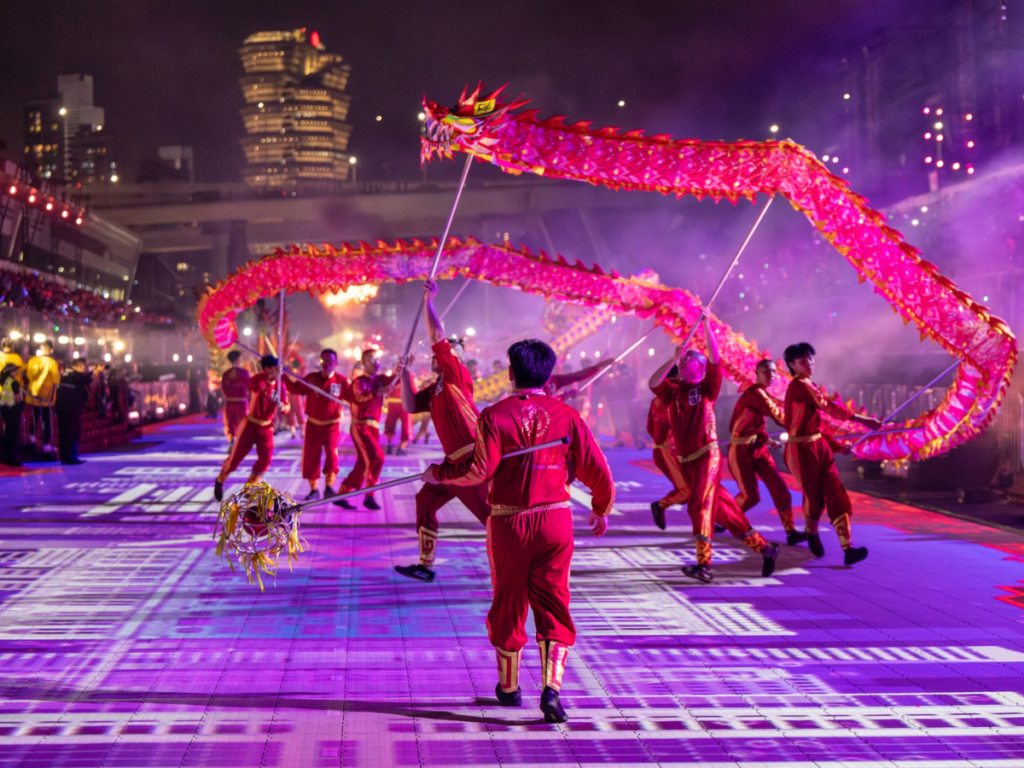Lunar New Year events Singapore at the iconic Chingay Parade