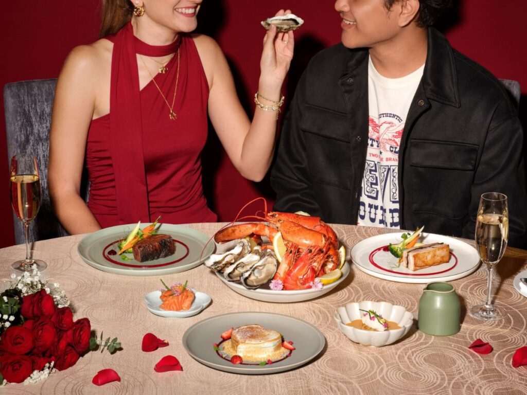 Racines Valentine’s Day set menu Singapore at Sofitel City Centre