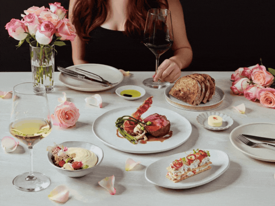 Market Bistro Valentine’s Day dinner Singapore at Marina Bay Financial Centre