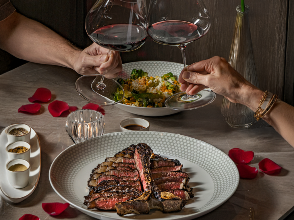 54° Steakhouse Valentine’s Day dinner Singapore for premium wagyu lovers