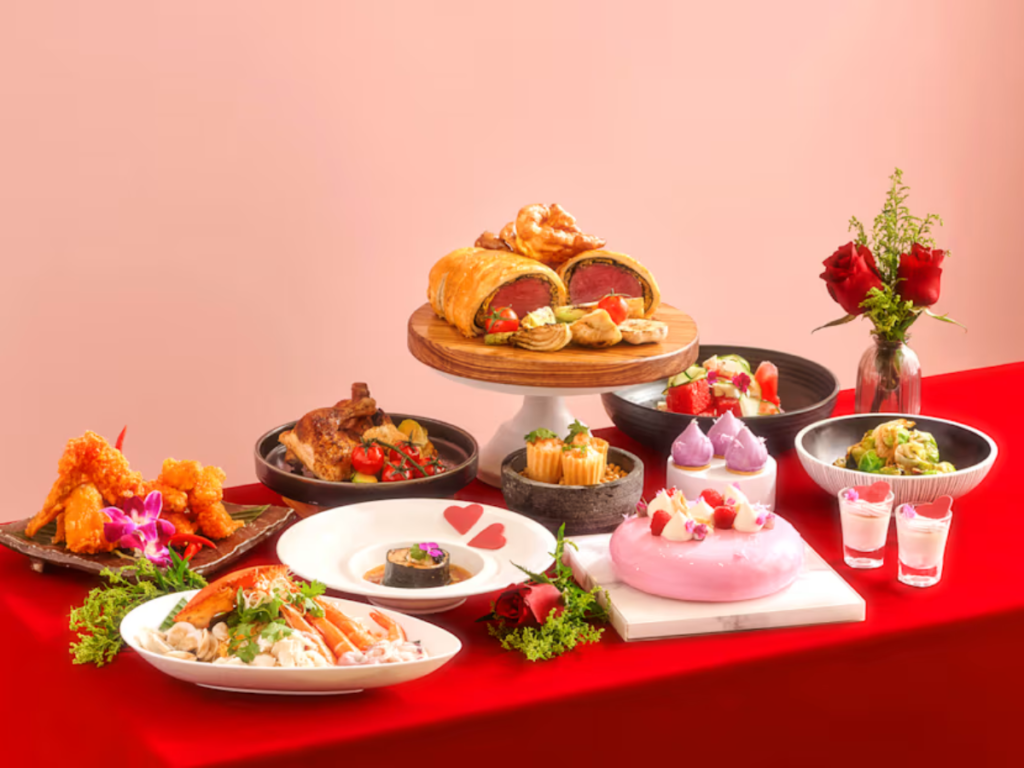 Town Restaurant Fullerton Valentine’s Day buffet dinner Singapore