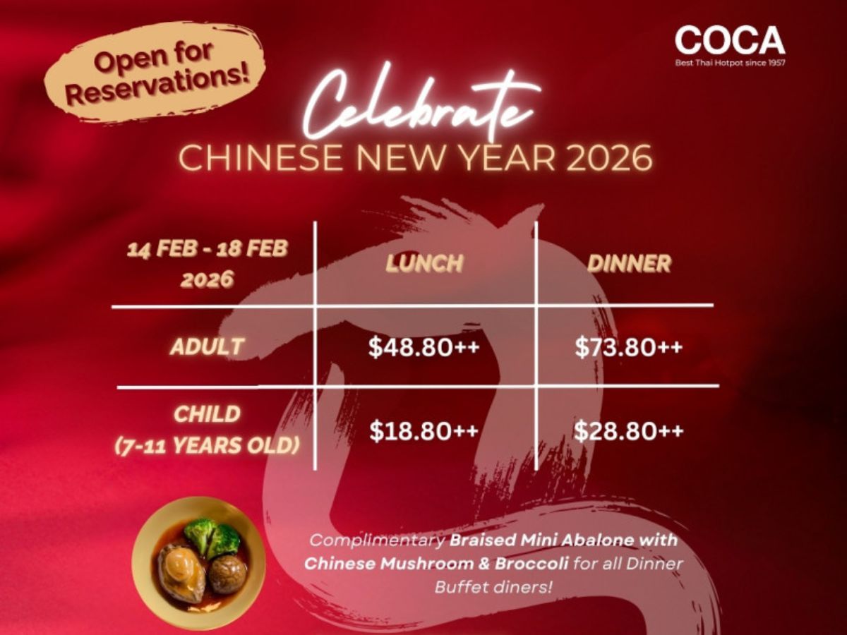 COCA Hotpot CNY meal deals Singapore buffet for couples 2026
