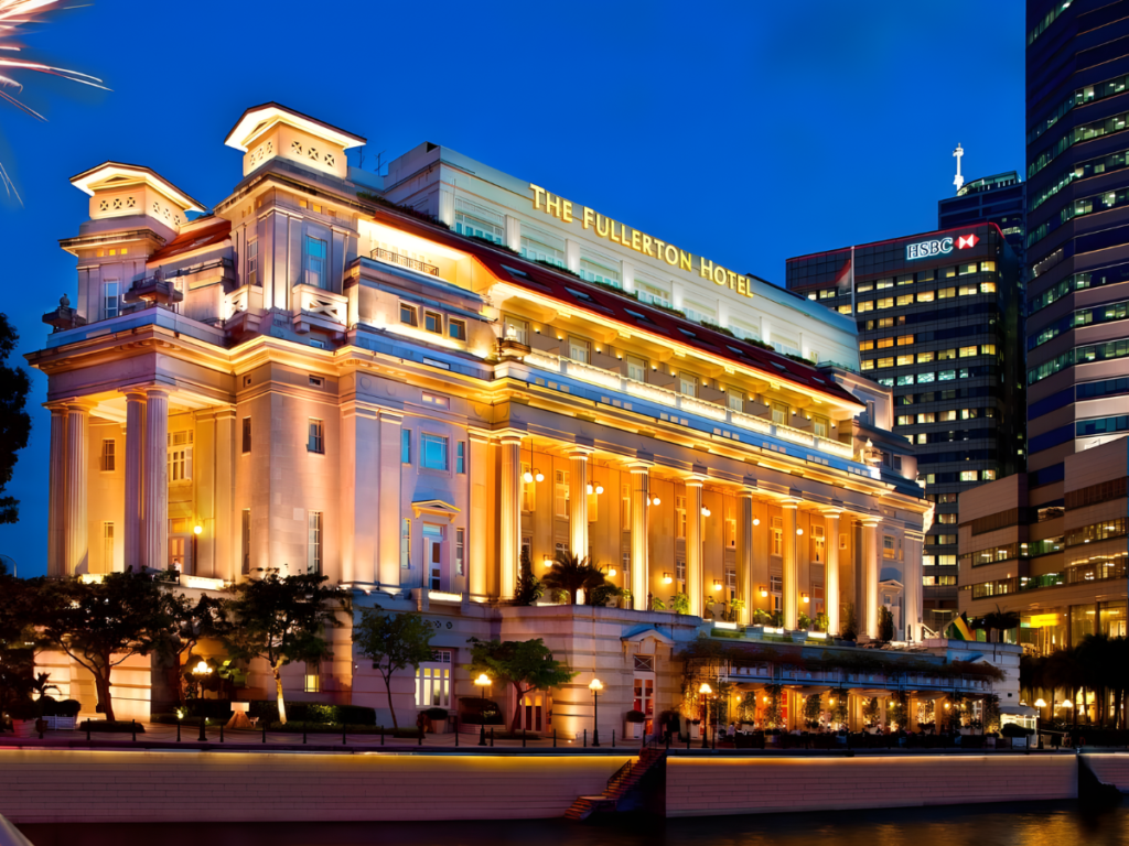The Fullerton Hotel staycation last minute anniversary date ideas Singapore couples getaway