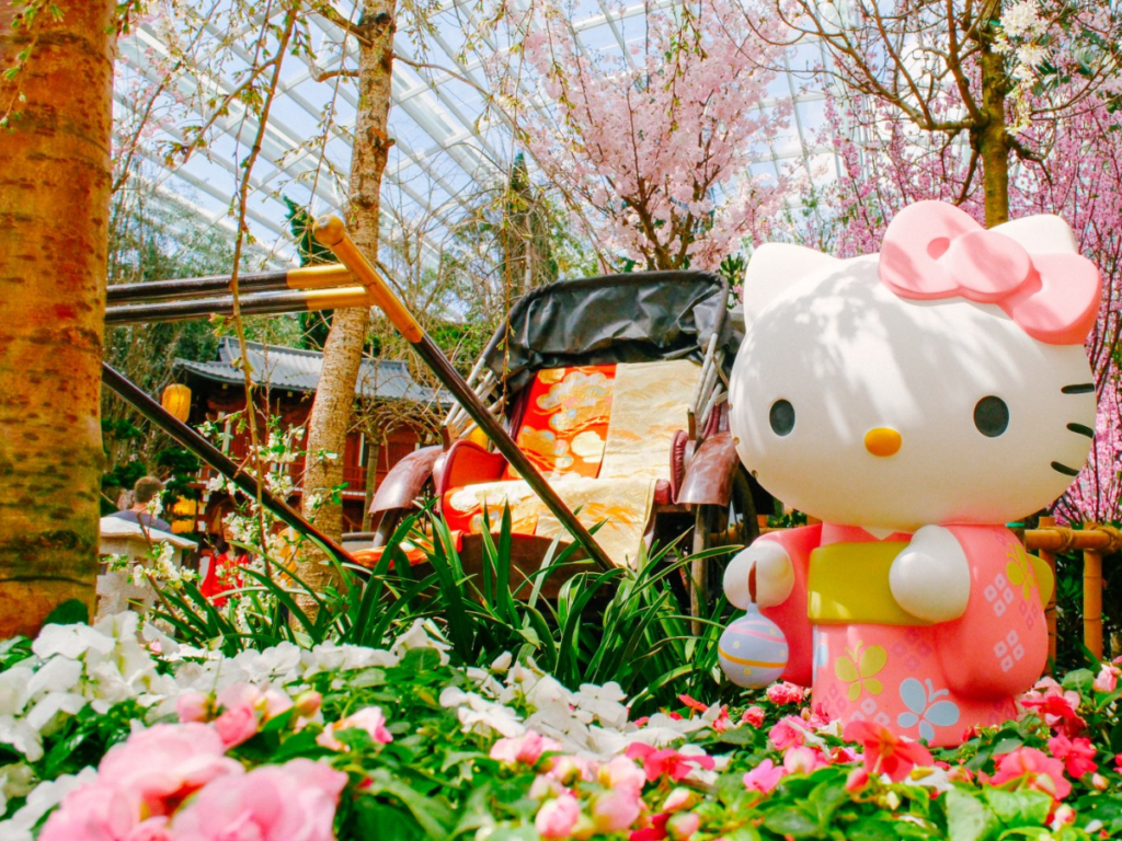 good brunch places singapore after Sakura Gardens by the Bay couple brunch
