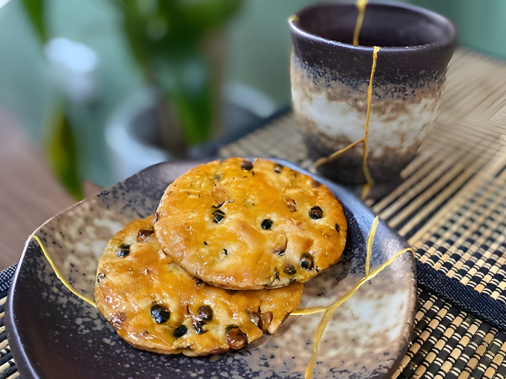 Kintsugi Art Studio workshop date ideas couples repairing pottery with gold
