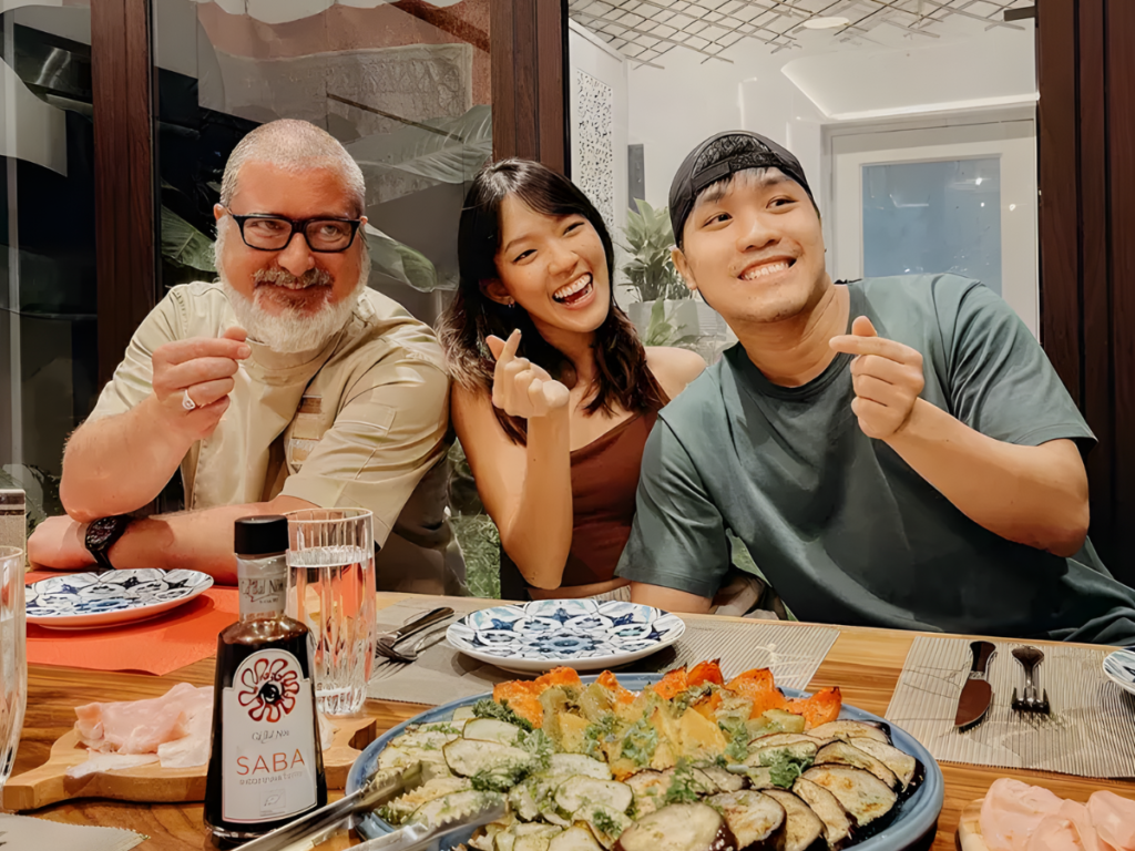 Al’s Mediterranean cooking workshop for couples in Singapore shophouse experience
