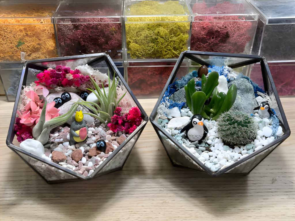 SPPFY terrarium workshop for couple Singapore build personalised plant terrarium
