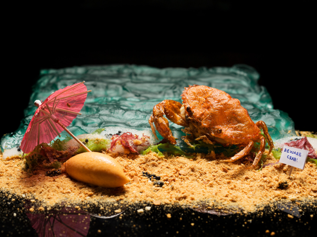 Labyrinth restaurant best place to celebrate wedding anniversary in Singapore Michelin dining