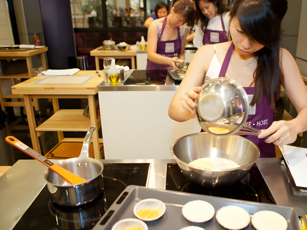 first date brunch for couple cooking class experience at Food Playground
