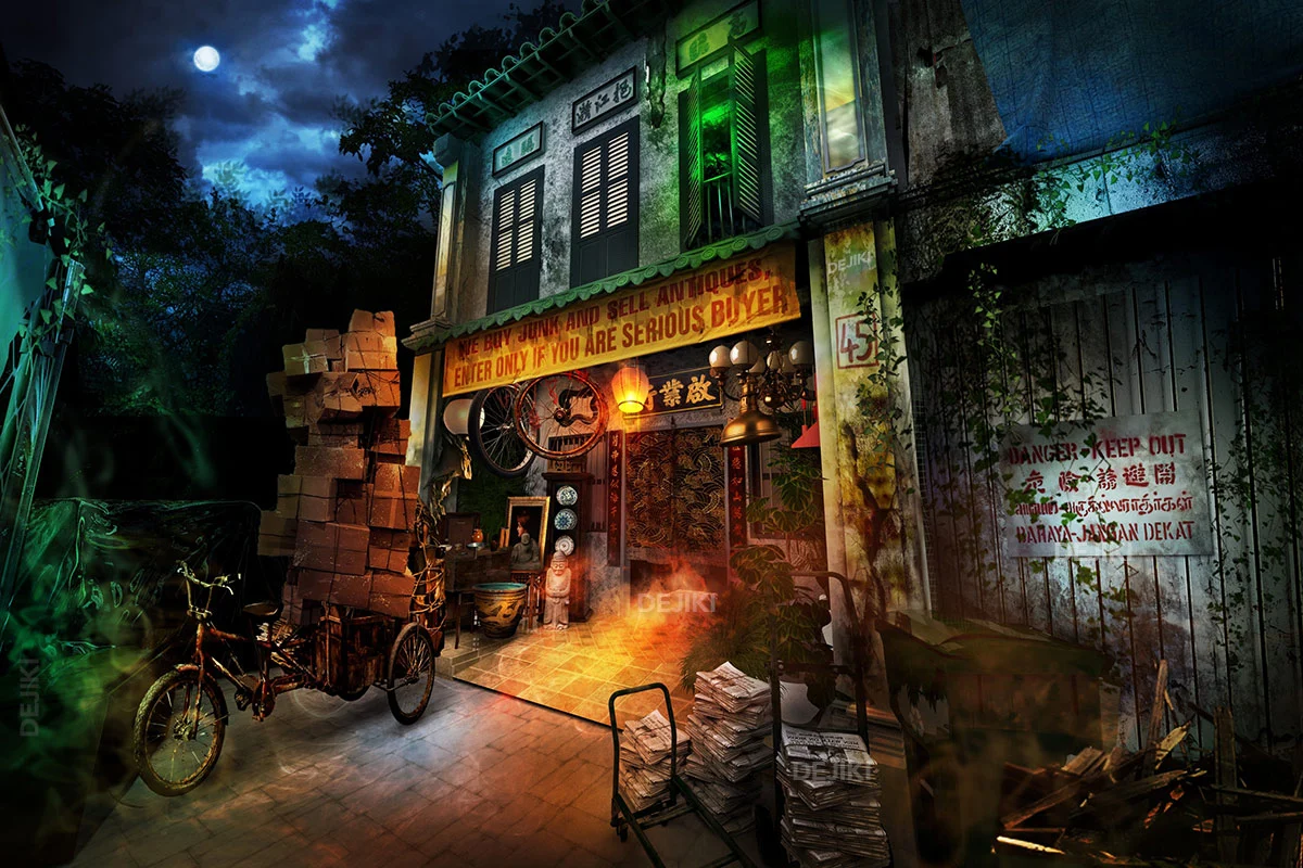 Karang Guni: The Cursed Collection haunted house at Halloween Horror Nights 14, Universal Studios Singapore