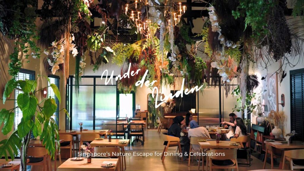 Under Der Linden at Rochester Park, an affordable garden date restaurant in Singapore