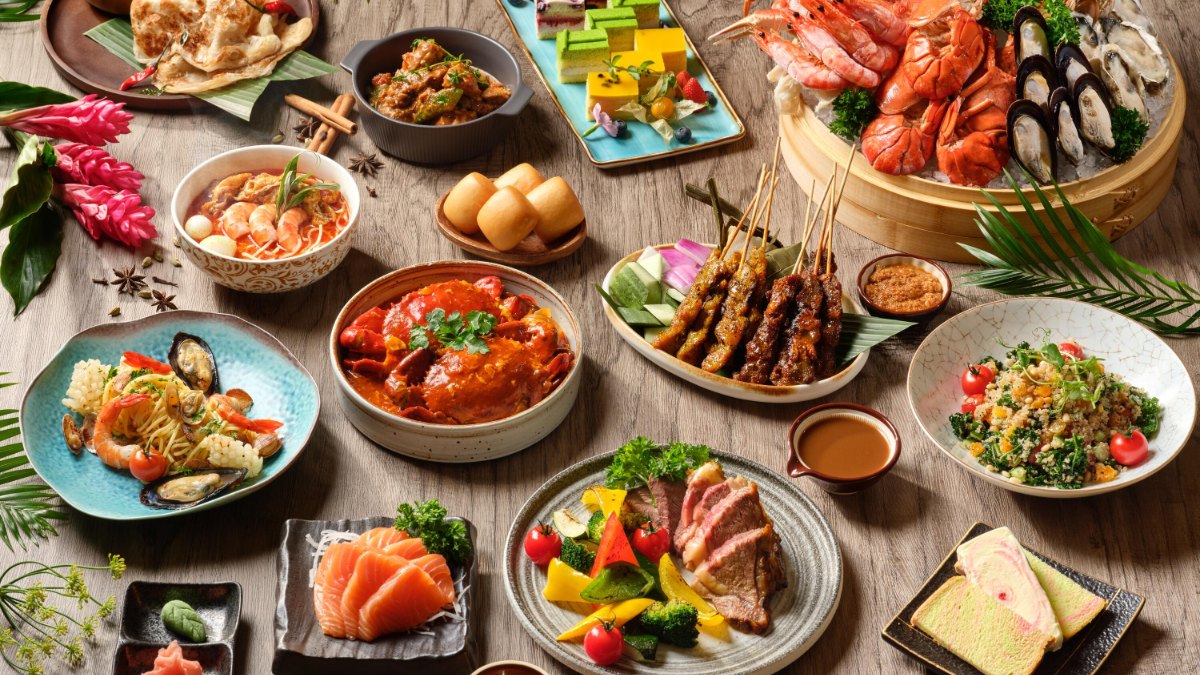 Affordable hotel buffet spread in Singapore