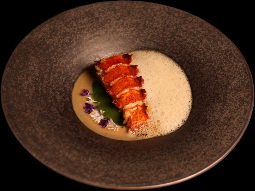 A plated lobster dish at Ce Soir