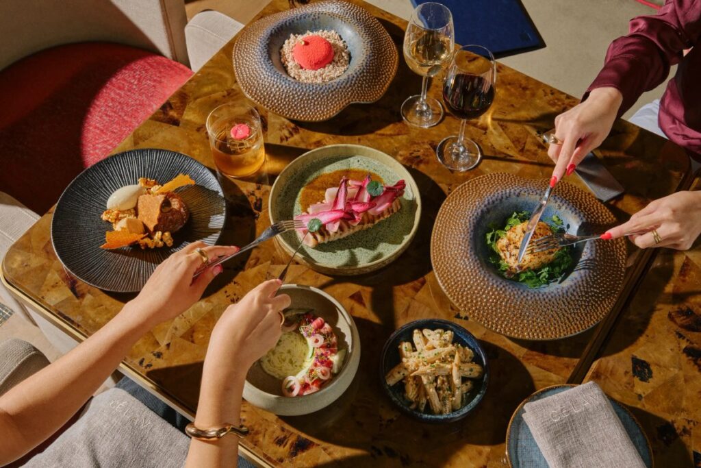 Modern Asian dishes at CÉ LA VI Restaurant